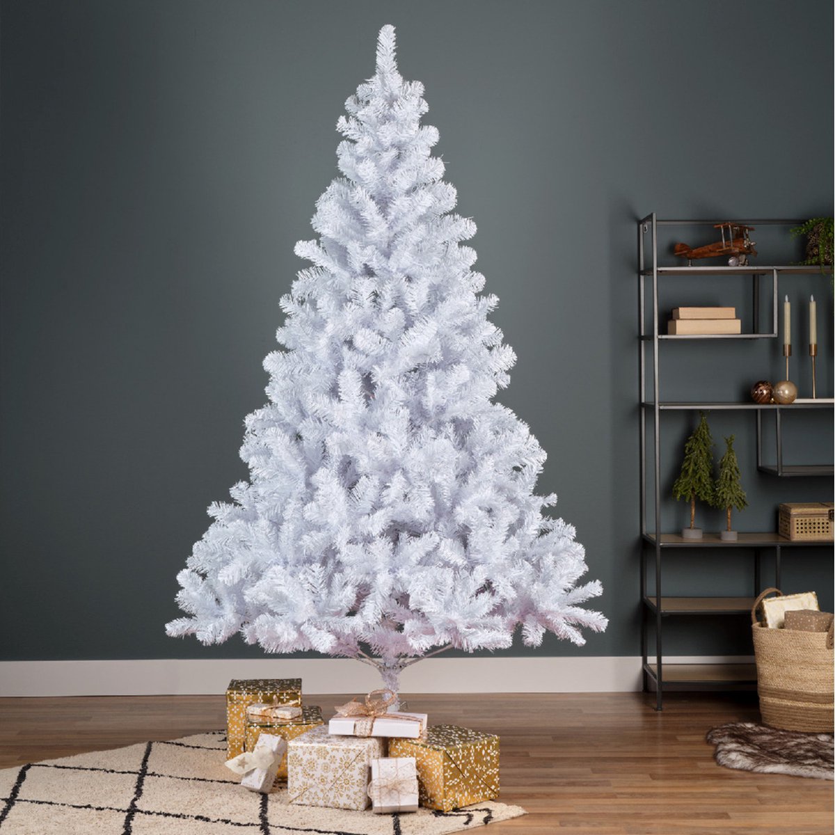 Imperial Pine kunstkerstboom wit 210 cm