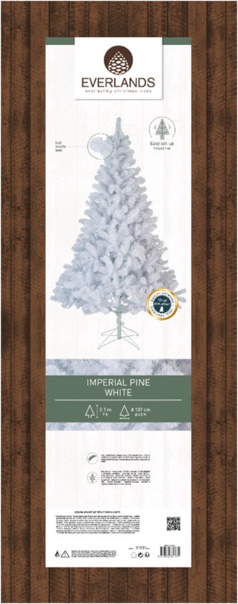 Imperial Pine kunstkerstboom wit 210 cm