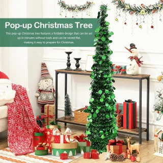 Inklapbare Kunstkerstboom 150 cm