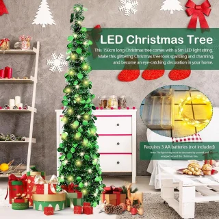 Inklapbare Kunstkerstboom 150 cm