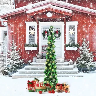 Inklapbare Kunstkerstboom 150 cm