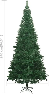 IPTRADING Kerstboom 180 cm Groen Met Standaard