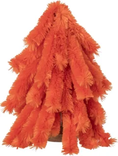 J-Line decoratie kerstboom - donkeroranje - small
