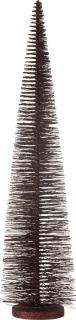 J-Line decoratie kerstboom kunststof bordeaux large