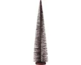 J-Line decoratie kerstboom kunststof bordeaux large