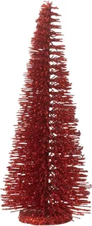 J-Line decoratie kerstboom rood small