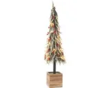 J-Line decoratie kerstboom Sneeuw