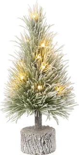 J-Line decoratie kerstboom Sneeuw small