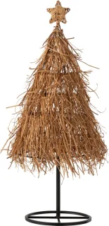 J-Line decoratie kerstboom ster jute large