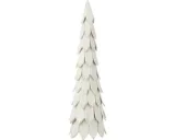 J-line decoratie kerstboom stukken hout wit large