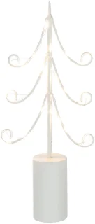 J-Line decoratieboom van ijzer - wit - small