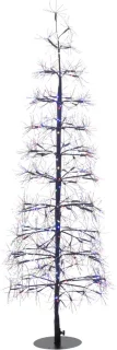 J-Line decoratieboom - zwart - medium