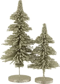 J-Line kerstboom bolletjes glitter