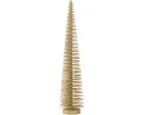 J-Line kerstboom Glitter kunststof lichtgoud medium