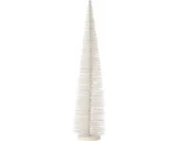 J-Line kerstboom glitter kunststof wit large