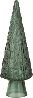 J-Line kerstboom kegel - glas - groen - medium