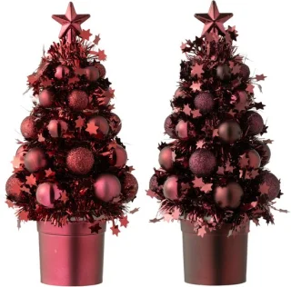 J-Line kerstboom kerstballen – 2 stuks