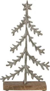 J-Line kerstboom met ster op voet - small