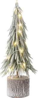 J-Line kerstboom Sneeuw groen medium