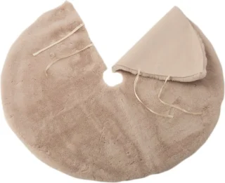 J-Line kerstboomrok rond beige