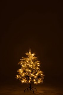 De J-Line Kunstkerstboom Small Besneeuwd Donkergroen/Wit in één oogopslag