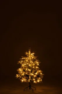 J-Line Kunstkerstboom Small Besneeuwd Donkergroen/Wit