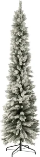 J-Line Kunststof kerstboom Besneeuwd groen large