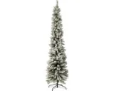 J-Line Kunststof kerstboom Besneeuwd groen large