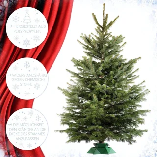 KADAX Kerstboomstandaard kunststof groen tot 2 m