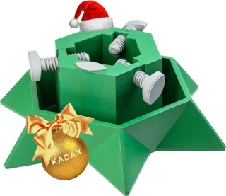 KADAX Kerstboomstandaard kunststof groen tot 2 m