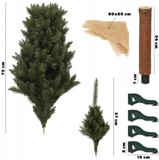 KADAX Kunstkerstboom Elfhoed 160 cm