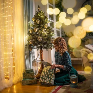 KADAX Kunstkerstboom Elfhoed 160 cm