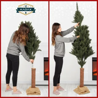 KADAX Kunstkerstboom Elfhoed 160 cm