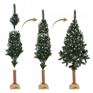 KADAX Kunstkerstboom op stam 160 cm met standaard