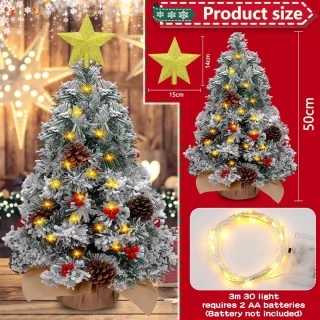 Kant-en-klare mini kunstkerstboom