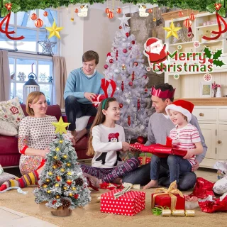 Kant-en-klare mini kunstkerstboom