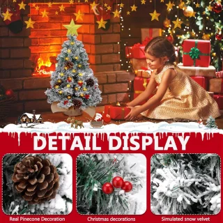 Kant-en-klare mini kunstkerstboom