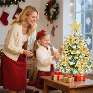 Kant en Klare Mini Kunstkerstboom