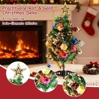 Kant en Klare Mini Kunstkerstboom