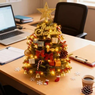 Kant en Klare Mini Kunstkerstboom