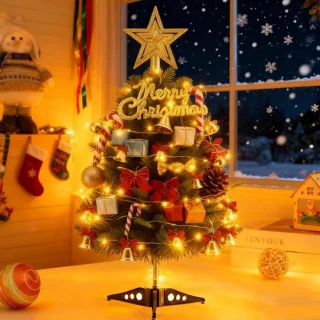 Kant en Klare Mini Kunstkerstboom