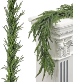 Kerst guirlande - kunstgroen krans - 180 cm