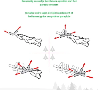 Kerstboom 120 cm (Ø85 cm)