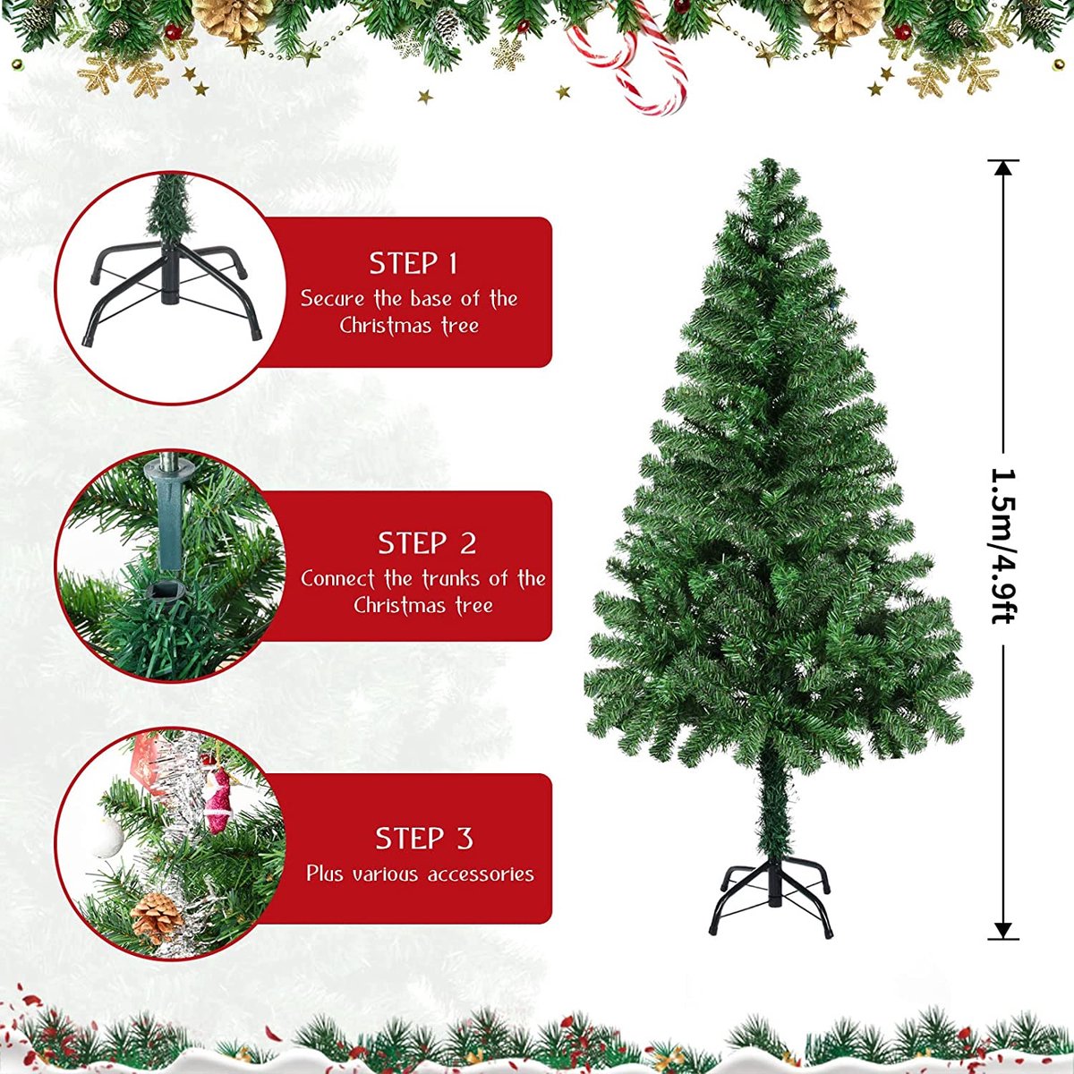 kerstboom 150 cm