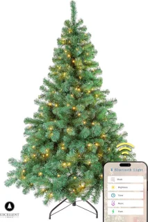 Kerstboom 150 cm met verlichting - luxe versie