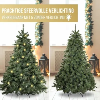 Kerstboom 150cm frosted met verlichting