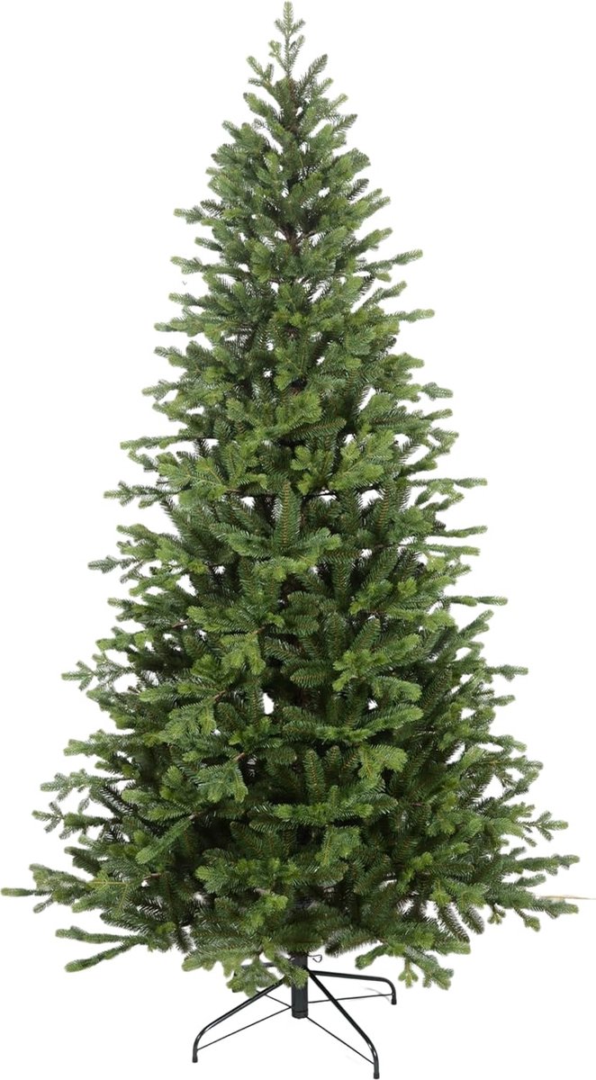 Kerstboom 180 cm Getuft Groen PE/PVC
