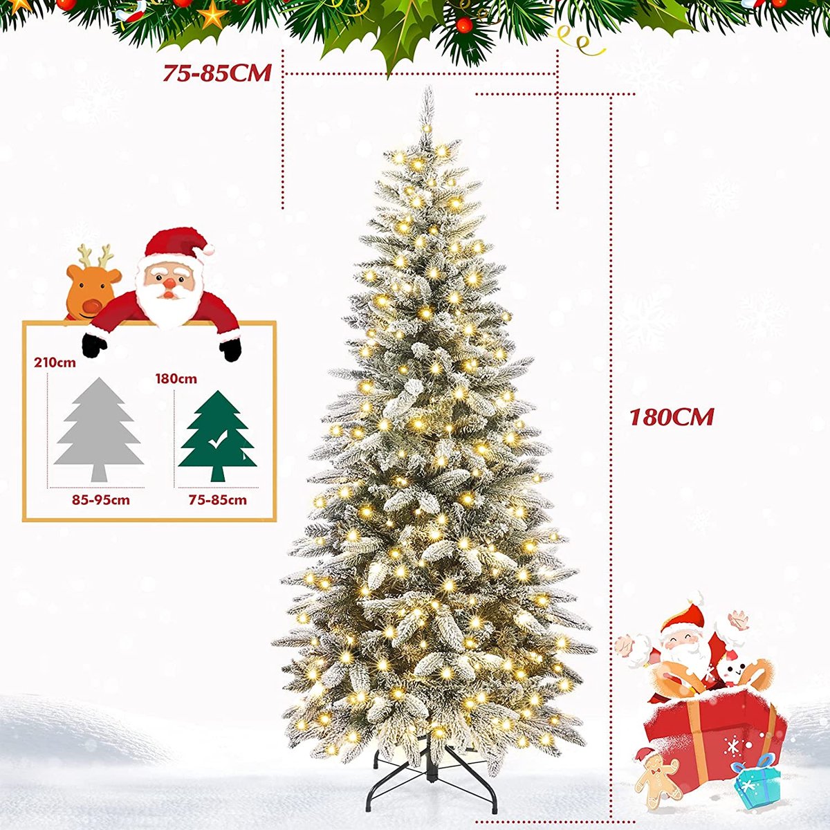 kerstboom 180 cm