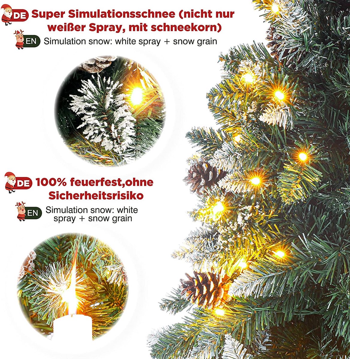 Kerstboom 180 cm