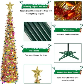 Kerstboom 180 cm